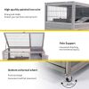 Wooden Rabbit cage Indoor outdoor double layer luxury guinea pig cage hamster High-end paint mesh
