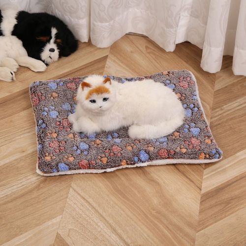 Pet Mat Warm Blanket Cartoon Double-sided Kennel