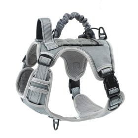 Outdoor Training Explosion-proof Bra Hand Holding Rope (Option: Gray-XL)